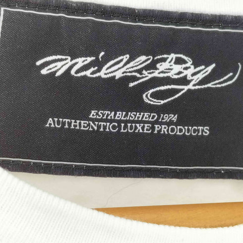 ミルクボーイ MILKBOY グラフィックプリント クルーネックTシャツ メンズ