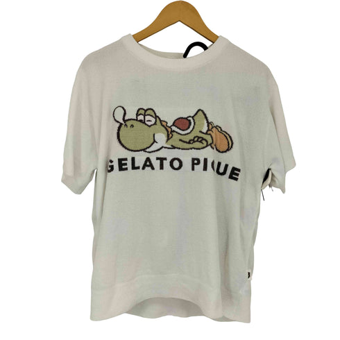 ジェラートピケ gelato pique キャラクター プリント ジャガードプルオーバー ショートパンツ セットアップ レディース ONE SIZE