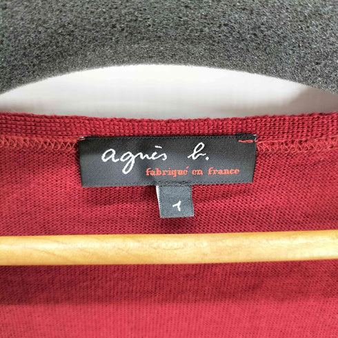 アニエスベー agnes b. Uネック ウールニット レディース 1