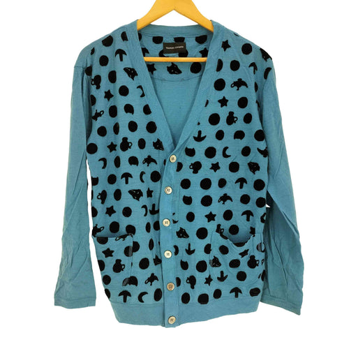 ツモリチサト TSUMORI CHISATO ドット スターベロア ウール Vネックカーディガン レディース JPN:2