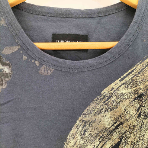 ツモリチサト TSUMORI CHISATO 貝 人魚プリント メタリックプリント クルーネックTシャツ レディース JPN:2