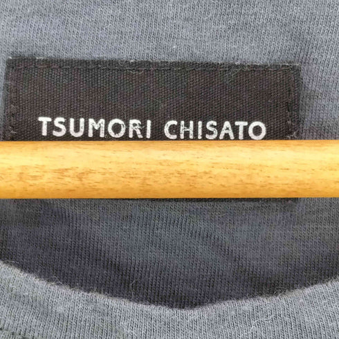 ツモリチサト TSUMORI CHISATO 貝 人魚プリント メタリックプリント クルーネックTシャツ レディース JPN:2