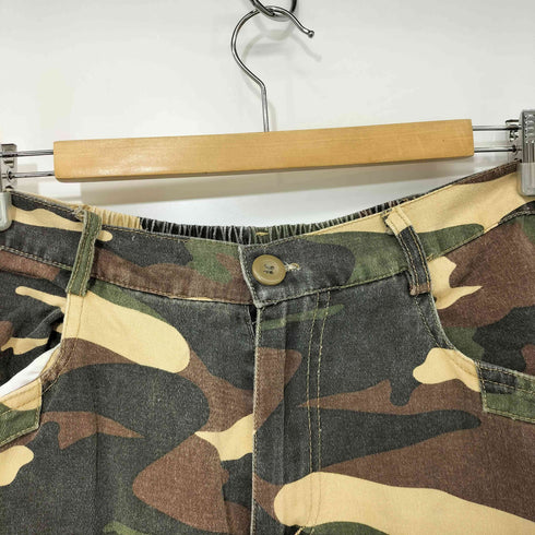 迷彩 カモ カーゴショーツ ハーフパンツ メンズ 34