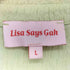 lisa says gah ハートボタン ブラウス レディース import:L