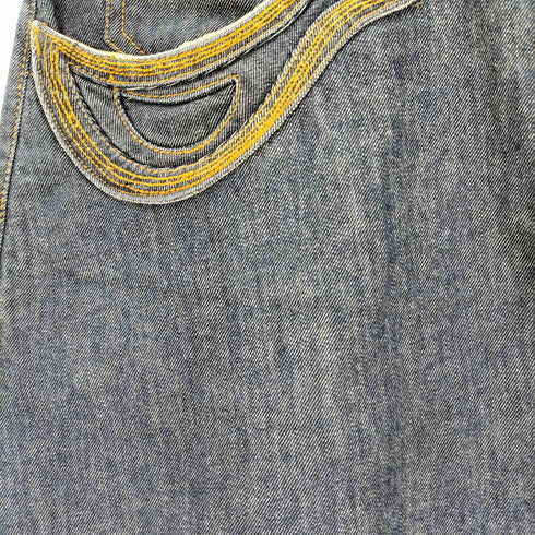 ツモリチサト TSUMORI CHISATO デザインポケット デニム サルエルパンツ メンズ JPN:1