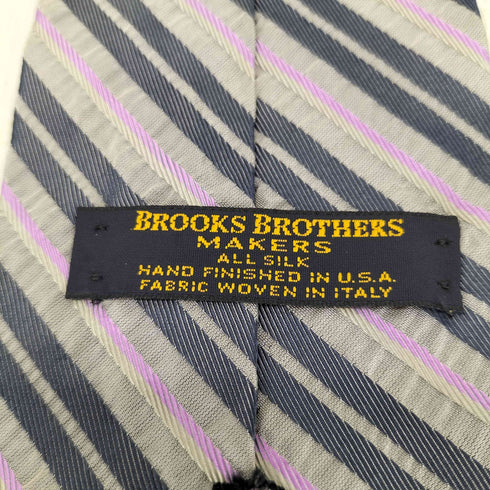 ブルックスブラザーズ BROOKS BROTHERS シルク100% ストライプ ネクタイ メンズ