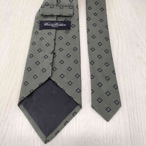 ブルックスブラザーズ BROOKS BROTHERS シルク100% 総柄 ネクタイ メンズ