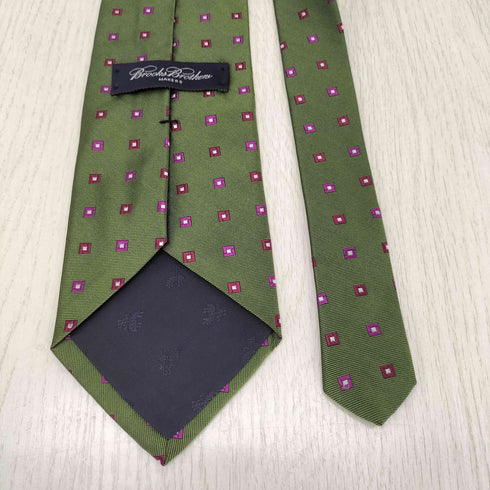 ブルックスブラザーズ BROOKS BROTHERS シルク100% 総柄 ネクタイ メンズ