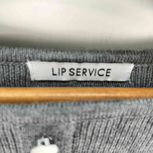 リップサービス LIP SERVICE デコルテオープンバイカラーリボンニットワンピース レディース JPN:S