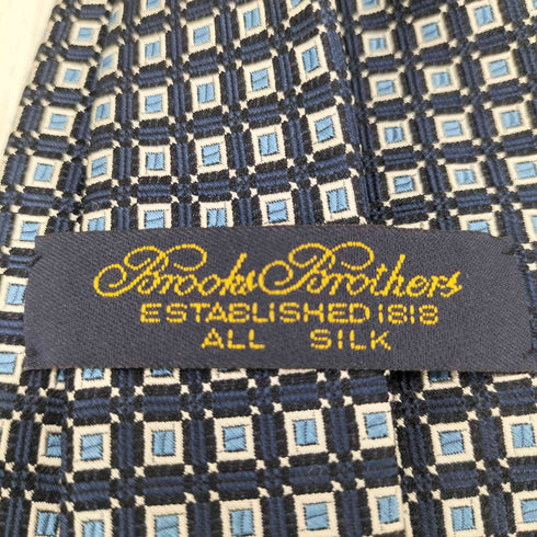 ブルックスブラザーズ BROOKS BROTHERS シルク100% 総柄 ネクタイ メンズ
