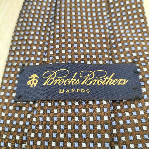 ブルックスブラザーズ BROOKS BROTHERS シルク100% 総柄 ネクタイ メンズ
