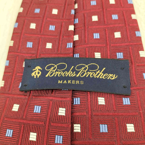 ブルックスブラザーズ BROOKS BROTHERS シルク100% 総柄 ネクタイ メンズ
