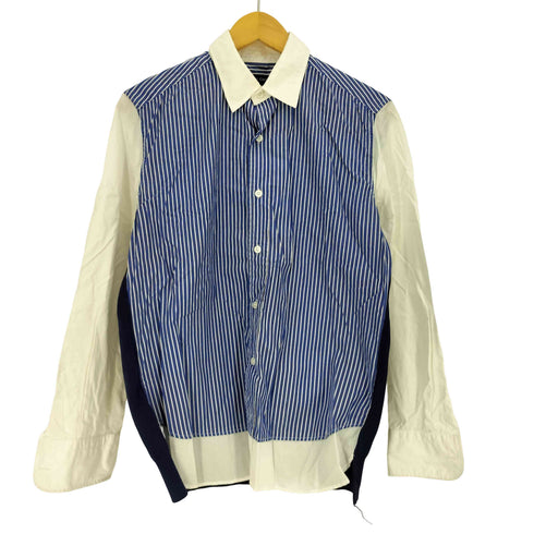 ツモリチサト TSUMORI CHISATO ニットドッキング 異素材 ストライプ L/S シャツ レディース JPN:1