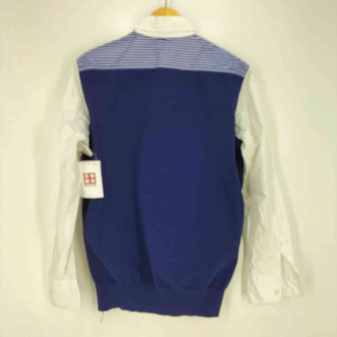 ツモリチサト TSUMORI CHISATO ニットドッキング 異素材 ストライプ L/S シャツ レディース JPN:1
