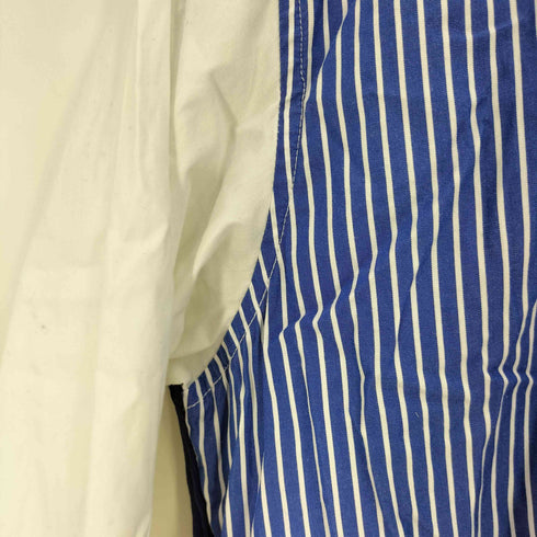 ツモリチサト TSUMORI CHISATO ニットドッキング 異素材 ストライプ L/S シャツ レディース JPN:1