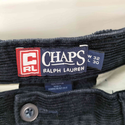 チャップスラルフローレン CHAPS RALPH LAUREN 2タック コーデュロイパンツ メンズ 32×30