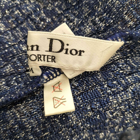 クリスチャンディオール Christian Dior 80~90s Christian Dior PRET-A-PORTER old ラメ カーディガン レディース import:M