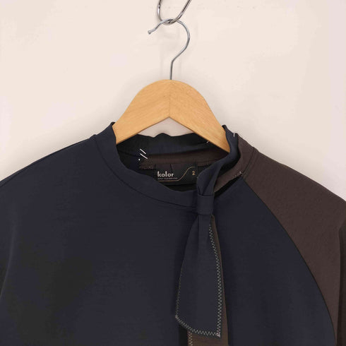 カラー kolor 22AW 本人期 PULLOVER TEE プルオーバー ティー メンズ JPN:2