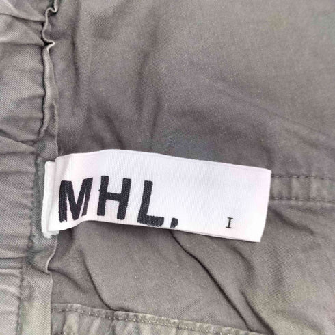 エムエイチエル MHL. SUPERFINE COTTON TWILL クロップド パンツ レディース JPN:1