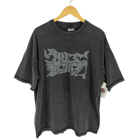 ウルフニキヲツケロ ロゴプリント フェードTシャツ メンズ FREE