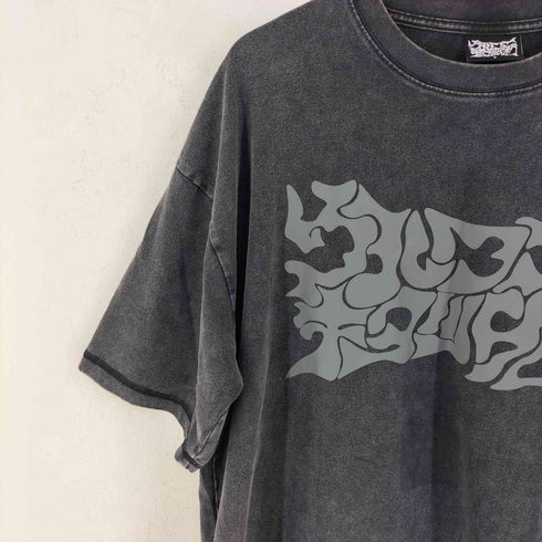 ウルフニキヲツケロ ロゴプリント フェードTシャツ メンズ FREE