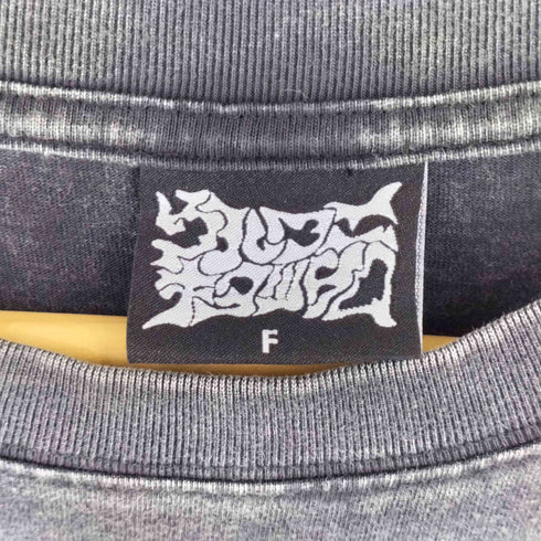 ウルフニキヲツケロ ロゴプリント フェードTシャツ メンズ FREE