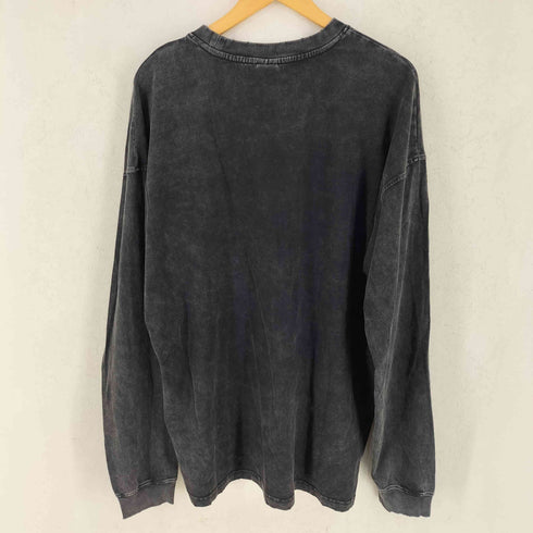 ウルフニキヲツケロ L/S ロゴプリント フェードTシャツ メンズ FREE