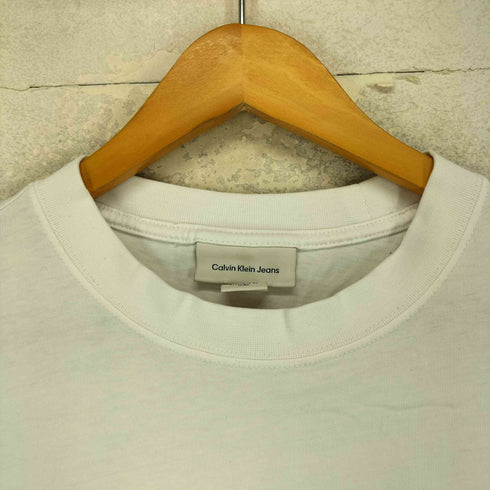 カルバンクラインジーンズ Calvin Klein Jeans ワンポイント刺繍 半袖Tシャツ カットソー メンズ M