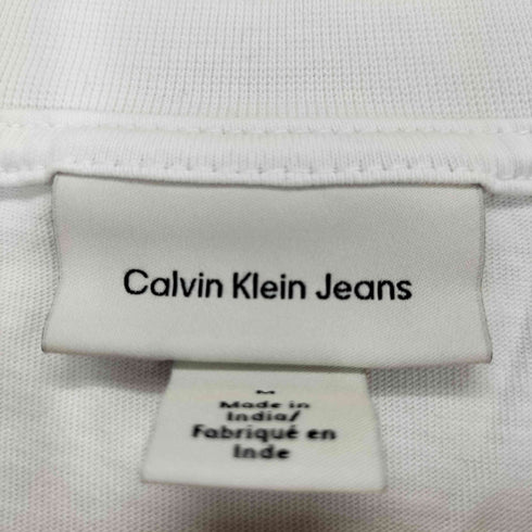 カルバンクラインジーンズ Calvin Klein Jeans ワンポイント刺繍 半袖Tシャツ カットソー メンズ M