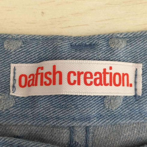 Oafish Creation 25aw Wide Dot Denim Pants レディース 1