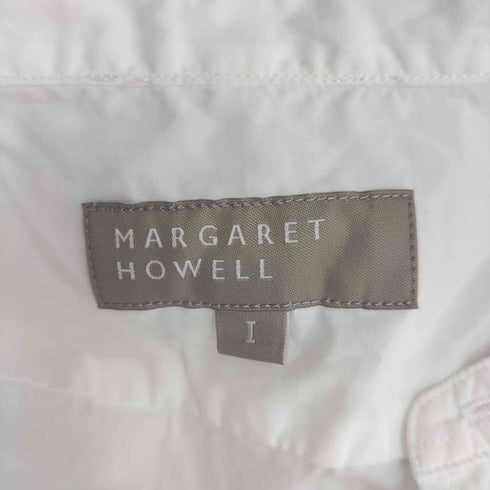 マーガレットハウエル MARGARET HOWELL コットン バンドカラー プルオーバー ブラウス レディース JPN:1