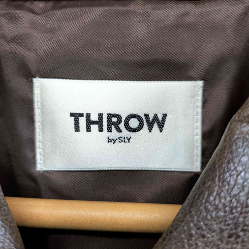 スローバイスライ THROW by SLY LEATHER SWING TOP ブルゾン レディース FREE