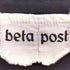 ベータポスト beta post ブランク クルーネックTシャツ メンズ