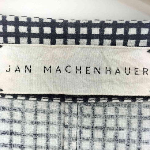 jan machenhauer チェック スキッパーワンピース レディース 38