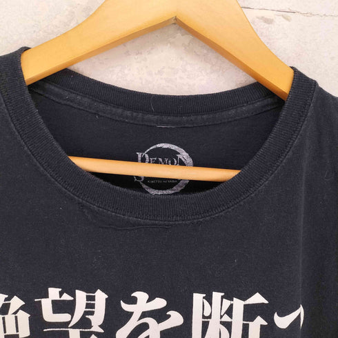キャラクタープリント クルーネック 半袖Tシャツ カットソー メンズ XL