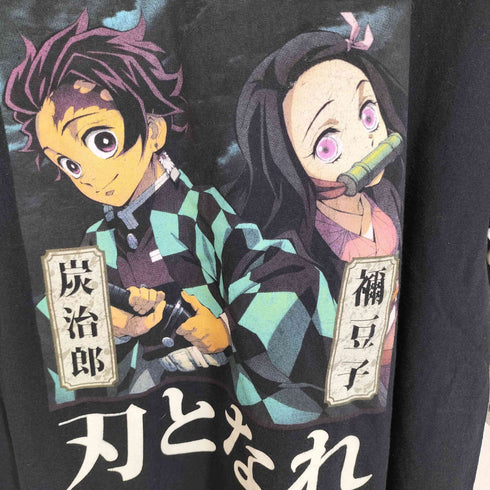キャラクタープリント クルーネック 半袖Tシャツ カットソー メンズ XL