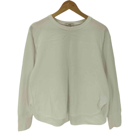 シップス SHIPS 接触冷感 / UVカット / 手洗い可能 ロング リブ ラウンド ヘム プルオーバー レディース ONE SIZE