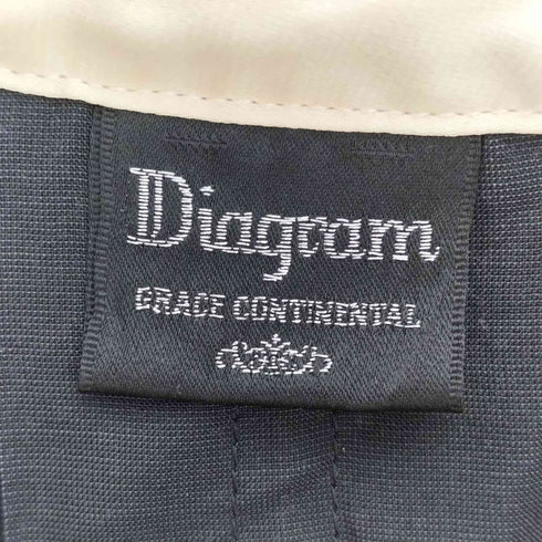 ダイアグラムグレースコンチネンタル Diagram GRACE CONTINENTAL ドルマンタック 丸襟 ノースリーブブラウス レディース JPN:36