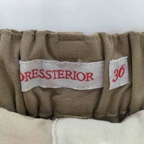 ドレステリア DRESSTERIOR タックナイロンテーパードパンツ レディース JPN:36