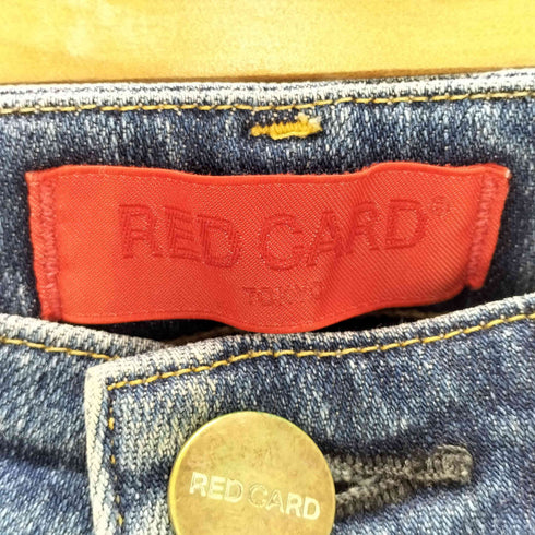 レッドカード REDCARD 30周年 アンクルスリムテーパード ハイライズ デニムパンツ レディース 24