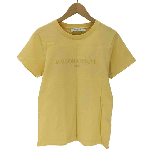 メゾンキツネ MAISON KITSUNE ロゴTシャツ レディース import:S