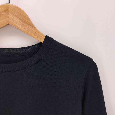 ソージュ SOEJU コットンポリ クルーネック L/S サマーニット レディース