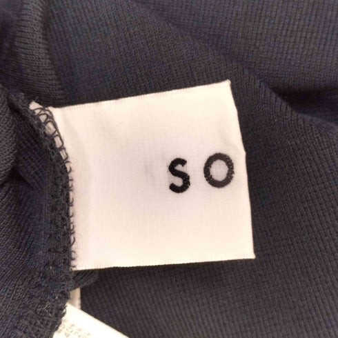ソージュ SOEJU コットンポリ クルーネック L/S サマーニット レディース