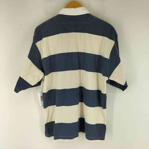 ジムフレックス GYMPHLEX ボーダー S/S ポロシャツ メンズ JPN:L