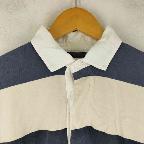 ジムフレックス GYMPHLEX ボーダー S/S ポロシャツ メンズ JPN:L
