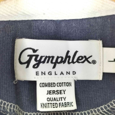 ジムフレックス GYMPHLEX ボーダー S/S ポロシャツ メンズ JPN:L