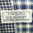 ブルーブルーハリウッドランチマーケット BLUE BLUE H.R.MARKET パッチワーク チェック L/S シャツ メンズ JPN:2