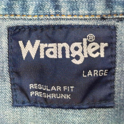 ラングラー Wrangler デニムウェスタンシャツ メンズ JPN:L