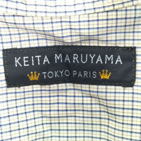 ケイタマルヤマ KEITA MARUYAMA パッチワークデザイン コットンシャツ メンズ JPN:M