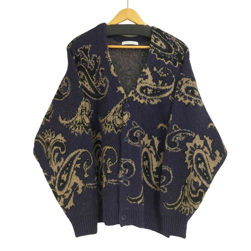 ジャーナルスタンダード JOURNAL STANDARD ジャカード ペイズリー カーディガン メンズ import:L
